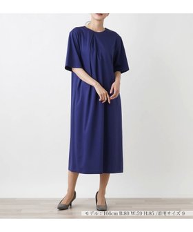 【レリアン/LEILIAN】のサックワンピース【THE NEW】【Leilian WHITE LABEL】 人気、トレンドファッション・服の通販 founy(ファニー) ファッション Fashion レディースファッション WOMEN ワンピース Dress アシンメトリー Asymmetry ウォッシャブル Washable バランス Balance フロント Front ベーシック Basic ポケット Pocket リラックス Relax 無地 Plain Color 秋 Autumn/Fall |ID:prp329100004114392