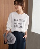 【ジャーナルスタンダード レリューム/JOURNAL STANDARD relume】のFLY HIGHロゴロングTシャツ 人気、トレンドファッション・服の通販 founy(ファニー) ファッション Fashion レディースファッション WOMEN トップス・カットソー Tops/Tshirt シャツ/ブラウス Shirts/Blouses ロング / Tシャツ T-Shirts 2024年 2024 2024-2025秋冬・A/W Aw/Autumn/Winter/Fw/Fall/2024-2025 おすすめ Recommend グラフィック Graphic シルケット Mercerization プリント Print ロング Long thumbnail ホワイト A|ID: prp329100004114535 ipo3291000000028886984