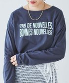 【ルクールブラン/le.coeur blanc】のBONNES VOUVELLES ロゴプリントTシャツ 人気、トレンドファッション・服の通販 founy(ファニー) ファッション Fashion レディースファッション WOMEN トップス・カットソー Tops/Tshirt シャツ/ブラウス Shirts/Blouses ロング / Tシャツ T-Shirts おすすめ Recommend インナー Inner プリント Print 定番 Standard thumbnail D/グレー|ID: prp329100004114562 ipo3291000000028721053