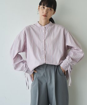 【コーエン/COEN】のELSコットン袖リボンバンドカラーシャツ 人気、トレンドファッション・服の通販 founy(ファニー) ファッション Fashion レディースファッション WOMEN トップス・カットソー Tops/Tshirt シャツ/ブラウス Shirts/Blouses シンプル Simple スウェット Sweat リボン Ribbon ロング Long 冬 Winter 春 Spring 秋 Autumn/Fall |ID:prp329100004114715