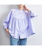 【ユナイテッドアローズ/UNITED ARROWS】のギャザー スタンドカラー ブラウス LILAC|ID: prp329100004115446 ipo3291000000028904358