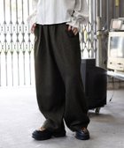 【ニコアンド/niko and】のオジネップスラックスパンツ 人気、トレンドファッション・服の通販 founy(ファニー) ファッション Fashion レディースファッション WOMEN パンツ Pants おすすめ Recommend キャップ Cap ネップ Nep Yarn ワイド Wide エレガント 上品 Elegant 秋 Autumn/Fall thumbnail ブラック×ブラウンライン19|ID: prp329100004115602 ipo3291000000028570512