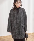 【ジャーナルスタンダード レサージュ/journal standard L'essage】のSUPER140S/GIOLICAコクーンコート 人気、トレンドファッション・服の通販 founy(ファニー) ファッション Fashion レディースファッション WOMEN アウター Coat Outerwear コート Coats 2024年 2024 2024-2025秋冬・A/W Aw/Autumn/Winter/Fw/Fall/2024-2025 シンプル Simple ツイード Tweed エレガント 上品 Elegant thumbnail ブラック A|ID: prp329100004115909 ipo3291000000028942671