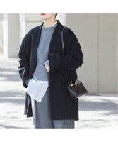 【ジャーナルスタンダード レサージュ/journal standard L'essage】のSUPER140S/GIOLICAコクーンコート 人気、トレンドファッション・服の通販 founy(ファニー) ファッション Fashion レディースファッション WOMEN アウター Coat Outerwear コート Coats 2024年 2024 2024-2025秋冬・A/W Aw/Autumn/Winter/Fw/Fall/2024-2025 シンプル Simple ツイード Tweed エレガント 上品 Elegant |ID:prp329100004115909