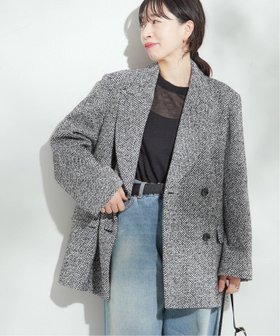 【ジャーナルスタンダード レサージュ/journal standard L'essage】のCANGIOLI/ヘリンボーンジャケットコート 人気、トレンドファッション・服の通販 founy(ファニー) ファッション Fashion レディースファッション WOMEN アウター Coat Outerwear コート Coats ジャケット Jackets 2024年 2024 2024-2025秋冬・A/W Aw/Autumn/Winter/Fw/Fall/2024-2025 イタリア Italy インナー Inner コンパクト Compact ジャケット Jacket テーラード Tailored バランス Balance パーカー Hoodie 冬 Winter 秋 Autumn/Fall |ID:prp329100004115929