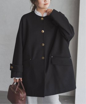 【イエナ/IENA】のMACKINTOSH/マッキントッシュ 別注 HUMBIE ノーカラーコクーンコート 人気、トレンドファッション・服の通販 founy(ファニー) ファッション Fashion レディースファッション WOMEN アウター Coat Outerwear コート Coats ストール Stall タートルネック Turtleneck ミドル Middle 別注 Special Order |ID:prp329100004115988