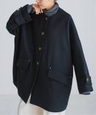 【イエナ/IENA】のMACKINTOSH/マッキントッシュ 別注 HUMBIE ノーカラーコクーンコート 人気、トレンドファッション・服の通販 founy(ファニー) ファッション Fashion レディースファッション WOMEN アウター Coat Outerwear コート Coats ストール Stall タートルネック Turtleneck ミドル Middle 別注 Special Order thumbnail ネイビー|ID: prp329100004115988 ipo3291000000028049182