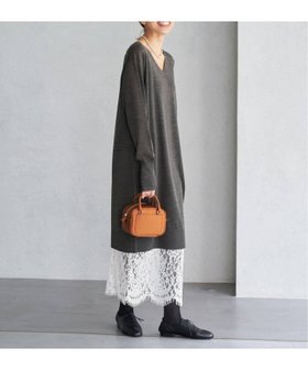 【イエナ/IENA】のレースコンビニットセットワンピース 人気、トレンドファッション・服の通販 founy(ファニー) ファッション Fashion レディースファッション WOMEN ワンピース Dress 2024年 2024 2024-2025秋冬・A/W Aw/Autumn/Winter/Fw/Fall/2024-2025 キャミソール Camisole キャミワンピース Cami Dress チュニック Tunic バランス Balance レース Race 秋 Autumn/Fall 長袖 Long Sleeve |ID:prp329100004115993