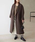 【スローブ イエナ/SLOBE IENA】のsouple woolダブルフェイスチェスターコート 人気、トレンドファッション・服の通販 founy(ファニー) ファッション Fashion レディースファッション WOMEN アウター Coat Outerwear コート Coats チェスターコート Top Coat 2024年 2024 2024-2025秋冬・A/W Aw/Autumn/Winter/Fw/Fall/2024-2025 チェスターコート Chester Coat 日本製 Made In Japan thumbnail ブラウン|ID: prp329100004115996 ipo3291000000028049212