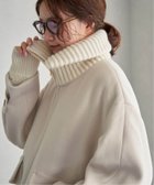 【イエナ/IENA】のロイヤルジーロン ビーバー畦ニットカラーコート 人気、トレンドファッション・服の通販 founy(ファニー) ファッション Fashion レディースファッション WOMEN アウター Coat Outerwear コート Coats 2024年 2024 2024-2025秋冬・A/W Aw/Autumn/Winter/Fw/Fall/2024-2025 おすすめ Recommend カシミヤ Cashmere ドッキング Docking バランス Balance フォルム Form ボトム Bottom ポケット Pocket モダン Modern ワイド Wide 楽ちん Easy 畦 Ridge thumbnail ナチュラル|ID: prp329100004116023 ipo3291000000028457520