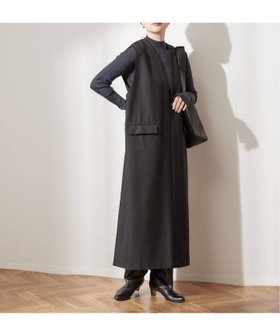 【ジャーナルスタンダード レサージュ/journal standard L'essage】のDRYツイルスリットワンピース 人気、トレンドファッション・服の通販 founy(ファニー) ファッション Fashion レディースファッション WOMEN ワンピース Dress 2024年 2024 2024-2025秋冬・A/W Aw/Autumn/Winter/Fw/Fall/2024-2025 カットソー Cut And Sew ジャケット Jacket タートル Turtle ノースリーブ No Sleeve 冬 Winter |ID:prp329100004116027