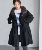 【イエナ/IENA】のウーステッドフランネルモッズコート 人気、トレンドファッション・服の通販 founy(ファニー) ファッション Fashion レディースファッション WOMEN アウター Coat Outerwear コート Coats モッズ/フィールドコート Mods Coats/Field Coats 2024年 2024 2024-2025秋冬・A/W Aw/Autumn/Winter/Fw/Fall/2024-2025 フェイクファー Faux Fur フォルム Form ポケット Pocket モッズコート Mod Coat 日本製 Made In Japan thumbnail ブラック|ID: prp329100004116029 ipo3291000000028457529