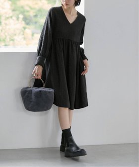 【ラ トータリテ/La TOTALITE】のジャガードミニワンピース 人気、トレンドファッション・服の通販 founy(ファニー) ファッション Fashion レディースファッション WOMEN ワンピース Dress 2024年 2024 2024-2025秋冬・A/W Aw/Autumn/Winter/Fw/Fall/2024-2025 A/W・秋冬 Aw・Autumn/Winter・Fw・Fall-Winter ギャザー Gather チャーム Charm デコルテ Decolletage トレンド Trend エレガント 上品 Elegant 切替 Switching 厚底 Platforms |ID:prp329100004116048