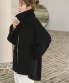 【ノーブル / スピック&スパン/NOBLE / Spick & Span】のキャメルミックスリバージップコート 人気、トレンドファッション・服の通販 founy(ファニー) ファッション Fashion レディースファッション WOMEN アウター Coat Outerwear コート Coats アクセサリー Accessories クール Cool デニム Denim フラップ Flap フロント Front ポケット Pocket ミックス Mix ミドル Middle ラグジュアリー Luxury エレガント 上品 Elegant 冬 Winter 別注 Special Order thumbnail ブラック|ID: prp329100004116077 ipo3291000000028841767