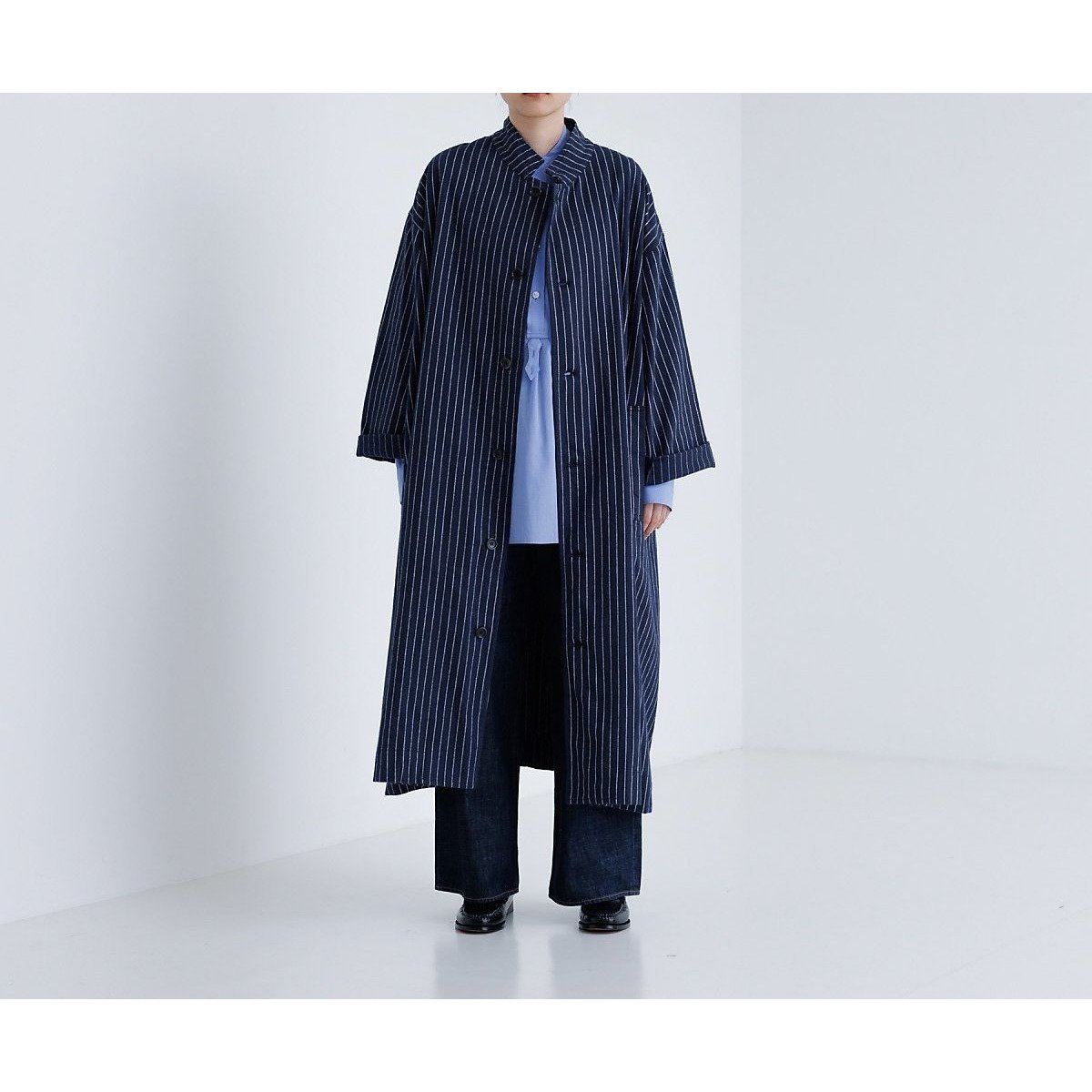 【コレックス/collex】の【Yarmo】 Big Coat ビッグコート 人気、トレンドファッション・服の通販 founy(ファニー) 　ファッション　Fashion　レディースファッション　WOMEN　アウター　Coat Outerwear　コート　Coats　インナー　Inner　ショルダー　Shoulder　ドロップ　Drop　バランス　Balance　ビッグ　Big　ロールアップ　Roll Up　ワイド　Wide　ワーク　Work　 other-1|ID: prp329100004116194 ipo3291000000028737265