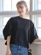 【コカ/COCA】のコットン裏毛変形スリーブ5分袖スウェット 人気、トレンドファッション・服の通販 founy(ファニー) ファッション Fashion レディースファッション WOMEN トップス・カットソー Tops/Tshirt パーカ Sweats スウェット Sweat シンプル Simple スウェット Sweat スリーブ Sleeve バランス Balance ポケット Pocket thumbnail Black|ID: prp329100004116318 ipo3291000000028326438