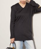 【プラージュ/Plage】のSQUARE SHOULDER VN Tシャツ 人気、トレンドファッション・服の通販 founy(ファニー) ファッション Fashion レディースファッション WOMEN トップス・カットソー Tops/Tshirt シャツ/ブラウス Shirts/Blouses ロング / Tシャツ T-Shirts ショルダー Shoulder スクエア Square トレンド Trend バランス Balance thumbnail ブラック|ID: prp329100004116441 ipo3291000000028951794