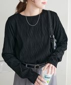 【ディスコート/Discoat】の立体ジャガードロングスリーブ《WEB限定カラーあり》 人気、トレンドファッション・服の通販 founy(ファニー) ファッション Fashion レディースファッション WOMEN thumbnail ブラック|ID: prp329100004116472 ipo3291000000028611043