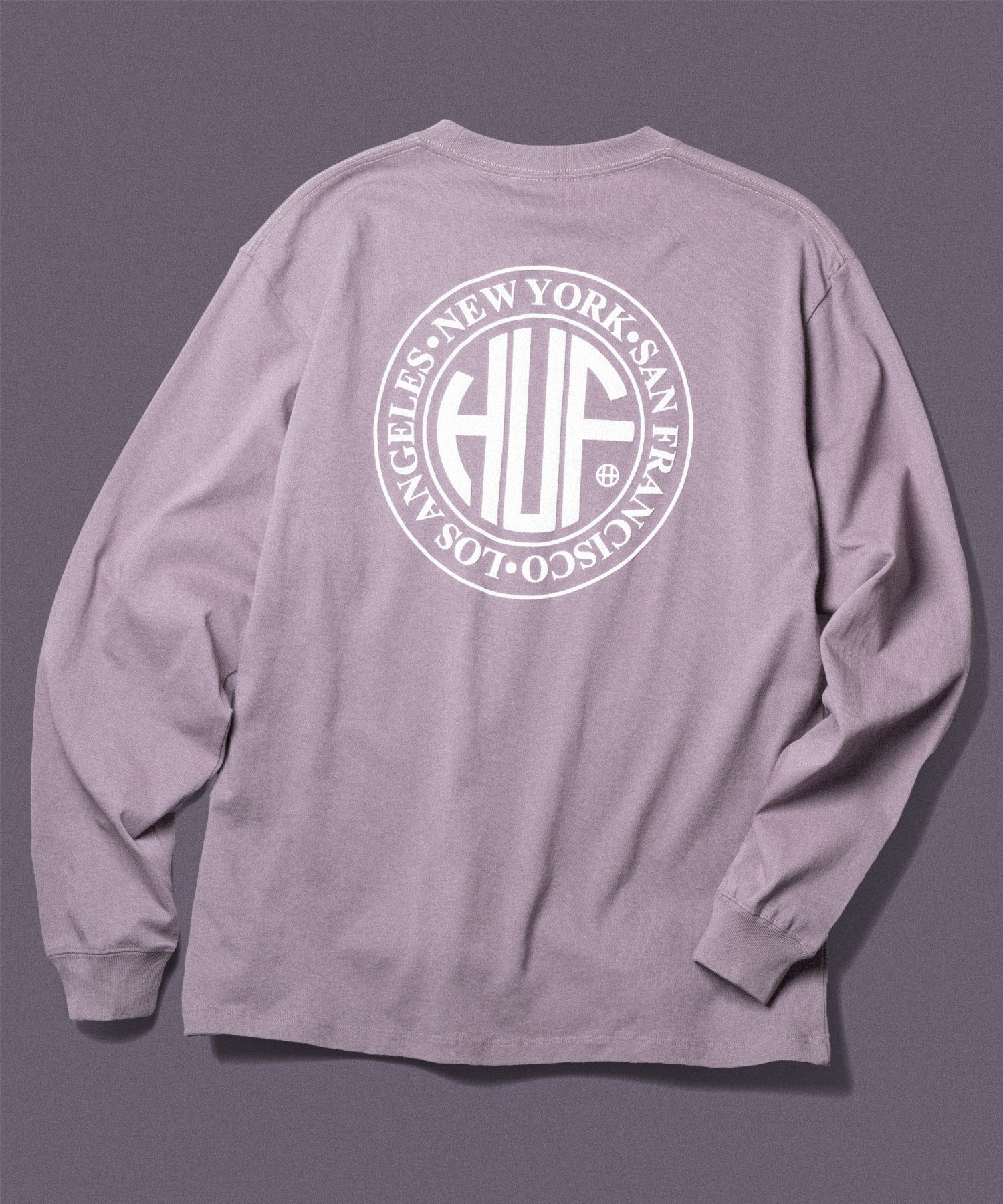 【ハフ/HUF】のREGIONAL LS TEE / HUF ハフ 長袖Tシャツ ロンT インテリア・キッズ・メンズ・レディースファッション・服の通販 founy(ファニー) 　ファッション　Fashion　レディースファッション　WOMEN　トップス・カットソー　Tops/Tshirt　シャツ/ブラウス　Shirts/Blouses　ロング / Tシャツ　T-Shirts　グラフィック　Graphic　長袖　Long Sleeve　プリント　Print　ミリタリー　Military　ワーク　Work　LIGHT PLUM|ID: prp329100004116503 ipo3291000000028606118