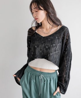 【ローリーズファーム/LOWRYS FARM】 スカシドルマンニット8S人気、トレンドファッション・服の通販 founy(ファニー) ファッション Fashion レディースファッション WOMEN トップス・カットソー Tops/Tshirt ニット Knit Tops おすすめ Recommend アクリル Acrylic キャミワンピース Cami Dress ショート Short デコルテ Decolletage トレンド Trend 透かし Watermark |ID:prp329100004116577