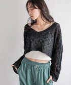 【ローリーズファーム/LOWRYS FARM】のスカシドルマンニット8S 人気、トレンドファッション・服の通販 founy(ファニー) ファッション Fashion レディースファッション WOMEN トップス・カットソー Tops/Tshirt ニット Knit Tops おすすめ Recommend アクリル Acrylic キャミワンピース Cami Dress ショート Short デコルテ Decolletage トレンド Trend 透かし Watermark thumbnail ブラック09|ID: prp329100004116577 ipo3291000000028551952