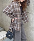 【イング/INGNI】の2WayカシュクールチェックSH 人気、トレンドファッション・服の通販 founy(ファニー) ファッション Fashion レディースファッション WOMEN おすすめ Recommend カシュクール Cachecoeur チェック Check ビッグ Big ロング Long thumbnail ブラウン/チェック|ID: prp329100004116586 ipo3291000000028052956