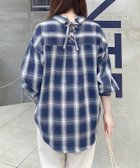 【イング/INGNI】のBackレースUP裾タックチェック柄SH 人気、トレンドファッション・服の通販 founy(ファニー) ファッション Fashion レディースファッション WOMEN チェック Check フロント Front レース Race thumbnail コン/チェック|ID: prp329100004116588 ipo3291000000028052972