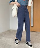 【ミニミニストア/miniministore】の裾フリンジ9分丈デニムパンツハイウエスト 人気、トレンドファッション・服の通販 founy(ファニー) ファッション Fashion レディースファッション WOMEN パンツ Pants デニムパンツ Denim Pants ジーンズ Jeans デニム Denim フリンジ Fringe ワイド Wide ヴィンテージ Vintage 定番 Standard 無地 Plain Color thumbnail インディゴブルー|ID: prp329100004117202 ipo3291000000028870689