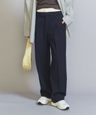 【ビューティ&ユース ユナイテッドアローズ/BEAUTY&YOUTH / UNITED ARROWS】のレイヤード タックワイドパンツ 人気、トレンドファッション・服の通販 founy(ファニー) ファッション Fashion レディースファッション WOMEN パンツ Pants 秋 Autumn/Fall カットソー Cut And Sew クラシカル Classical クロップド Cropped シンプル Simple ストライプ Stripe スラックス Slacks フロント Front マニッシュ Mannish 無地 Plain Color リラックス Relax ワイド Wide 冬 Winter おすすめ Recommend thumbnail NAVY|ID: prp329100004117224 ipo3291000000028158346