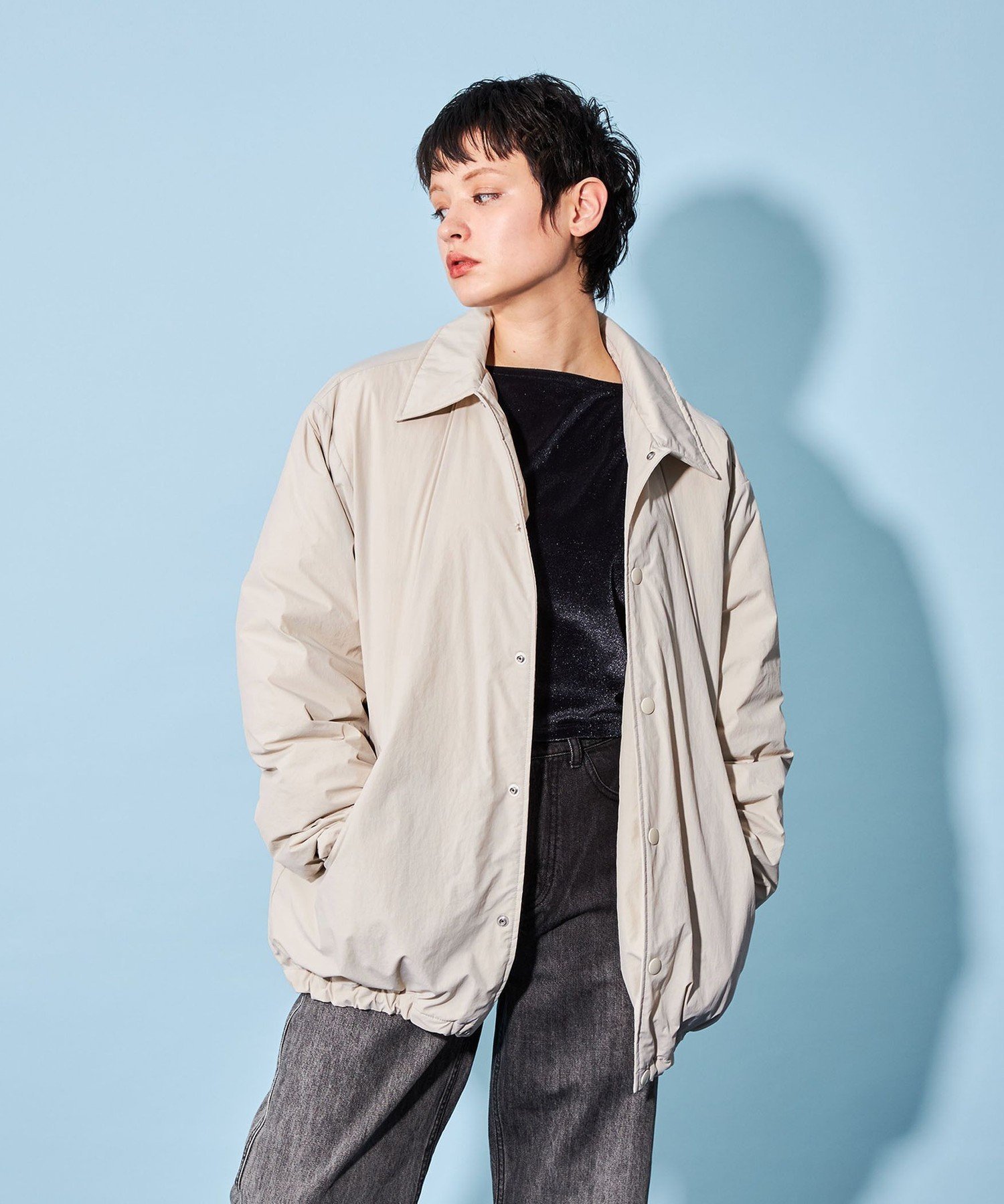 【その他のブランド/Other】の【別注】 TAION x CITEN ダウン コーチ ジャケット 人気、トレンドファッション・服の通販 founy(ファニー) 　ファッション　Fashion　レディースファッション　WOMEN　アウター　Coat Outerwear　ジャケット　Jackets　インナー　Inner　ジャケット　Jacket　スウェット　Sweat　スラックス　Slacks　ダウン　Down　デニム　Denim　定番　Standard　フィット　Fit　フォルム　Form　プリント　Print　別注　Special Order　A/W・秋冬　Aw・Autumn/Winter・Fw・Fall-Winter　 other-1|ID: prp329100004117389 ipo3291000000028827152