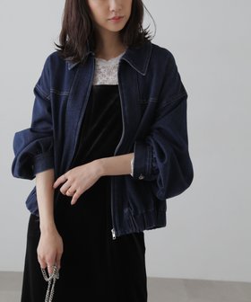 【フリーズマート/FREE'S MART】のデニムブルゾン 人気、トレンドファッション・服の通販 founy(ファニー) ファッション Fashion レディースファッション WOMEN アウター Coat Outerwear ブルゾン Blouson/Jackets カフス Cuffs ギャザー Gather ショート Short スラックス Slacks デニム Denim トレンド Trend ブルゾン Blouson ヨーク Yoke 切替 Switching |ID:prp329100004117426