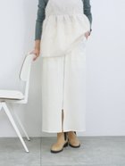 【サマンサモスモス/Samansa Mos2】の◎フロントジップスカート 人気、トレンドファッション・服の通販 founy(ファニー) ファッション Fashion レディースファッション WOMEN スカート Skirt カットソー Cut And Sew シンプル Simple フロント Front thumbnail キナリ|ID: prp329100004117567 ipo3291000000028858135