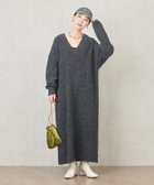 【フリークスストア/FREAK'S STORE】のミニ ブークレ Vネック ニット ワンピース【限定展開】 24AW 人気、トレンドファッション・服の通販 founy(ファニー) ファッション Fashion レディースファッション WOMEN ワンピース Dress ニットワンピース Knit Dresses 2024年 2024 2024-2025秋冬・A/W Aw/Autumn/Winter/Fw/Fall/2024-2025 A/W・秋冬 Aw・Autumn/Winter・Fw・Fall-Winter 冬 Winter インナー Inner thumbnail スミクロ|ID: prp329100004117653 ipo3291000000028691100