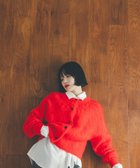 【エヌ ナチュラルビューティーベーシック/N.Natural Beauty basic】のクルーネックフェザーカーディガン 24AW 人気、トレンドファッション・服の通販 founy(ファニー) ファッション Fashion レディースファッション WOMEN トップス・カットソー Tops/Tshirt カーディガン Cardigans 2024年 2024 2024-2025秋冬・A/W Aw/Autumn/Winter/Fw/Fall/2024-2025 カーディガン Cardigan フェザー Feather ベーシック Basic thumbnail レッド|ID: prp329100004117738 ipo3291000000028903012