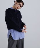 【エヌ ナチュラルビューティーベーシック/N.Natural Beauty basic】のクルーネックフェザーカーディガン 24AW 人気、トレンドファッション・服の通販 founy(ファニー) ファッション Fashion レディースファッション WOMEN トップス・カットソー Tops/Tshirt カーディガン Cardigans 2024年 2024 2024-2025秋冬・A/W Aw/Autumn/Winter/Fw/Fall/2024-2025 カーディガン Cardigan フェザー Feather ベーシック Basic thumbnail ネイビー|ID: prp329100004117738 ipo3291000000028903013