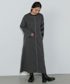 【ビームス ハート/BEAMS HEART】のクレイジーボーダー ワンピース 人気、トレンドファッション・服の通販 founy(ファニー) ファッション Fashion レディースファッション WOMEN ワンピース Dress おすすめ Recommend ウェーブ Wave ストレート Straight ブルゾン Blouson ボーダー Border ミリタリー Military 秋 Autumn/Fall thumbnail GREY|ID: prp329100004117754 ipo3291000000028067221