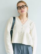 【コカ/COCA】のラメニットカーディガン 人気、トレンドファッション・服の通販 founy(ファニー) ファッション Fashion レディースファッション WOMEN トップス・カットソー Tops/Tshirt ニット Knit Tops カーディガン Cardigans ダウン Down デニム Denim バランス Balance パール Pearl フェミニン Feminine ペプラム Peplum ポケット Pocket ラグジュアリー Luxury おすすめ Recommend エレガント 上品 Elegant thumbnail Ivory|ID: prp329100004117757 ipo3291000000028588675