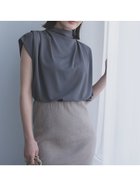 【アニュアンス/anuans】のドレープネックカットトップス 人気、トレンドファッション・服の通販 founy(ファニー) ファッション Fashion レディースファッション WOMEN トップス・カットソー Tops/Tshirt ショルダー Shoulder ジャージー Jersey バランス Balance フロント Front エレガント 上品 Elegant thumbnail CHARCOALGREY|ID: prp329100004118174 ipo3291000000028069535