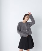 【ナチュラル ビューティー ベーシック/NATURAL BEAUTY BASIC】のラメ接結クロップドニットブルゾン 24AW 人気、トレンドファッション・服の通販 founy(ファニー) ファッション Fashion レディースファッション WOMEN アウター Coat Outerwear ブルゾン Blouson/Jackets トップス・カットソー Tops/Tshirt ニット Knit Tops 2024年 2024 2024-2025秋冬・A/W Aw/Autumn/Winter/Fw/Fall/2024-2025 コンパクト Compact トレンド Trend フェザー Feather フラット Flat ブルゾン Blouson thumbnail チャコール1|ID: prp329100004118231 ipo3291000000028886290