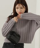 【プロポーション ボディドレッシング/PROPORTION BODY DRESSING】の短丈ケーブルニット 24AW 人気、トレンドファッション・服の通販 founy(ファニー) ファッション Fashion レディースファッション WOMEN トップス・カットソー Tops/Tshirt ニット Knit Tops 2024年 2024 2024-2025秋冬・A/W Aw/Autumn/Winter/Fw/Fall/2024-2025 ウォーム Worm デニム Denim フェザー Feather エレガント 上品 Elegant thumbnail グレージュ|ID: prp329100004118273 ipo3291000000028739573