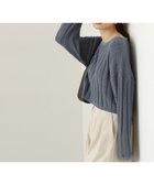 【プロポーション ボディドレッシング/PROPORTION BODY DRESSING】の短丈ケーブルニット 24AW 人気、トレンドファッション・服の通販 founy(ファニー) ファッション Fashion レディースファッション WOMEN トップス・カットソー Tops/Tshirt ニット Knit Tops 2024年 2024 2024-2025秋冬・A/W Aw/Autumn/Winter/Fw/Fall/2024-2025 ウォーム Worm デニム Denim フェザー Feather エレガント 上品 Elegant thumbnail ブルー|ID: prp329100004118273 ipo3291000000028739575