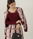 【プロポーション ボディドレッシング/PROPORTION BODY DRESSING】のチェックカーディガン 人気、トレンドファッション・服の通販 founy(ファニー) ファッション Fashion レディースファッション WOMEN トップス・カットソー Tops/Tshirt カーディガン Cardigans カーディガン Cardigan シンプル Simple チェック Check デニム Denim 秋 Autumn/Fall ビジネス 仕事 通勤 Business thumbnail ボルドー|ID: prp329100004118276 ipo3291000000028790240