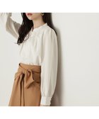 【プロポーション ボディドレッシング/PROPORTION BODY DRESSING】のスタンドパールブラウス 24AW エクリュ1|ID: prp329100004118282 ipo3291000000028903731