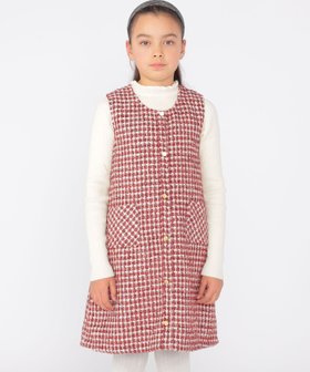 【シップス/SHIPS / KIDS】のSHIPS KIDS 140~150cm / ツイード ワンピース 人気、トレンドファッション・服の通販 founy(ファニー) ファッション Fashion キッズファッション KIDS ワンピース Dress/Kids インナー Inner クラシカル Classical チェック Check ツイード Tweed フロント Front ポケット Pocket ミックス Mix A/W・秋冬 Aw・Autumn/Winter・Fw・Fall-Winter おすすめ Recommend エレガント 上品 Elegant |ID:prp329100004118287