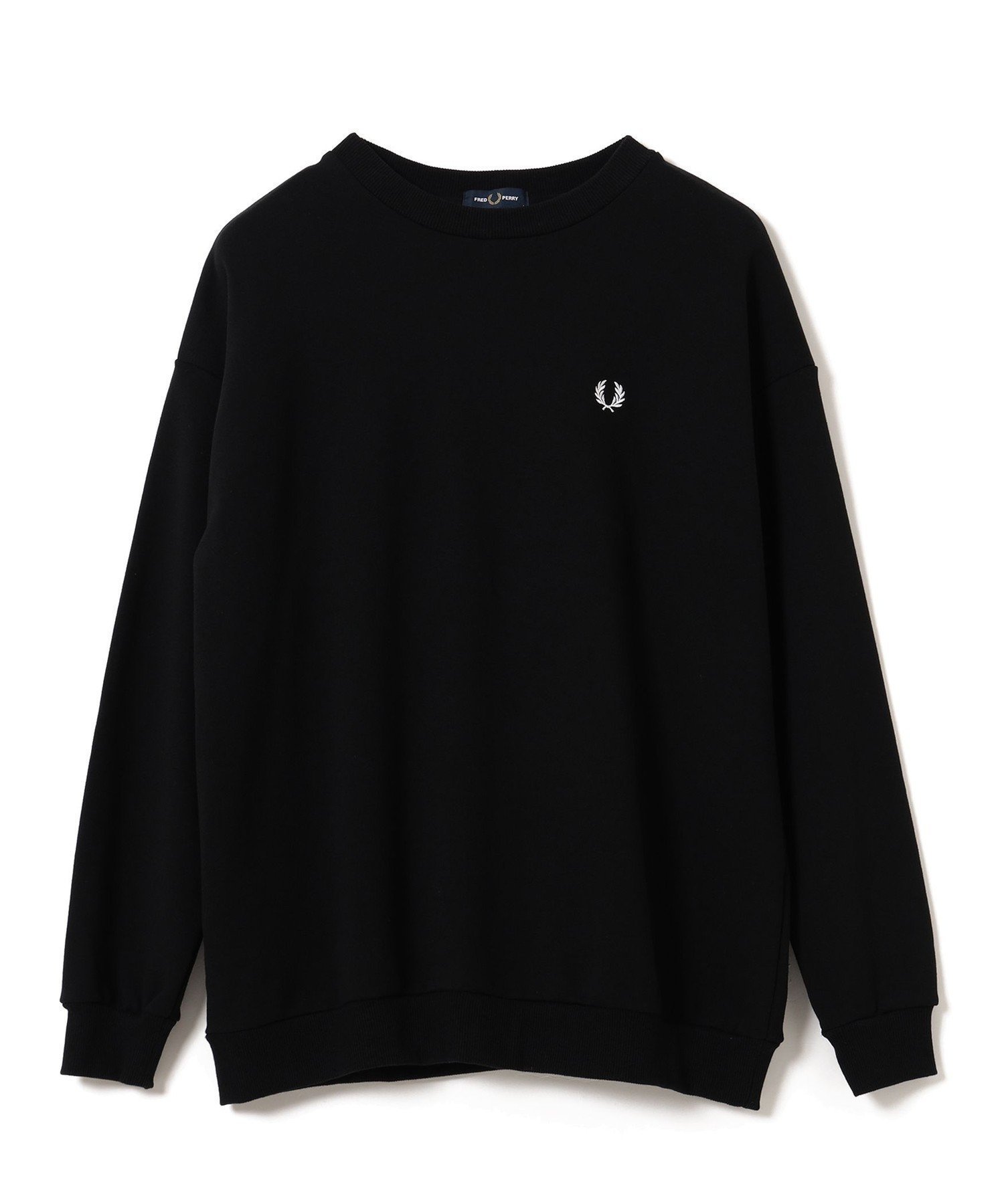 【ビームス/BEAMS / MEN】のFRED PERRY / 別注 エンブロイダリー クルーネック スウェット 24AW インテリア・キッズ・メンズ・レディースファッション・服の通販 founy(ファニー) 　ファッション　Fashion　メンズファッション　MEN　2024年　2024　2024-2025秋冬・A/W　Aw/Autumn/Winter/Fw/Fall/2024-2025　エンブロイダリー　Embroidery　スウェット　Sweat　ループ　Loop　別注　Special Order　BLACK|ID: prp329100004119099 ipo3291000000028280945