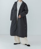 【アーバンリサーチ/URBAN RESEARCH】のスタンドカラーキルティングロングコート 人気、トレンドファッション・服の通販 founy(ファニー) ファッション Fashion レディースファッション WOMEN アウター Coat Outerwear コート Coats 2024年 2024 2024-2025秋冬・A/W Aw/Autumn/Winter/Fw/Fall/2024-2025 A/W・秋冬 Aw・Autumn/Winter・Fw・Fall-Winter 冬 Winter おすすめ Recommend キルティング Quilting スウェット Sweat スタンド Stand スリット Slit タートルネック Turtleneck デニム Denim バイアス Bias パターン Pattern ベーシック Basic ロング Long 定番 Standard thumbnail CHARCOAL|ID: prp329100004119328 ipo3291000000028084807