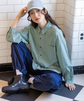 【ニコアンド/niko and】 マーセW襟ボリュームシャツ人気、トレンドファッション・服の通販 founy(ファニー) ファッション Fashion レディースファッション WOMEN トップス・カットソー Tops/Tshirt シャツ/ブラウス Shirts/Blouses おすすめ Recommend シンプル Simple ストライプ Stripe ダブル Double フレア Flare ベーシック Basic ボトム Bottom |ID:prp329100004119364