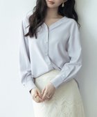 【セゾンドパピヨン/SAISON DE PAPILLON】のバックVネックシフォンブラウス 人気、トレンドファッション・服の通販 founy(ファニー) ファッション Fashion レディースファッション WOMEN トップス・カットソー Tops/Tshirt シャツ/ブラウス Shirts/Blouses Vネック V-Neck バッグ Bag とろみ Thickness シフォン Chiffon パール Pearl フロント Front thumbnail ラベンダー|ID: prp329100004119395 ipo3291000000028697216