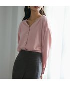 【セゾンドパピヨン/SAISON DE PAPILLON】のバックVネックシフォンブラウス 人気、トレンドファッション・服の通販 founy(ファニー) ファッション Fashion レディースファッション WOMEN トップス・カットソー Tops/Tshirt シャツ/ブラウス Shirts/Blouses Vネック V-Neck バッグ Bag とろみ Thickness シフォン Chiffon パール Pearl フロント Front thumbnail ピンク|ID: prp329100004119395 ipo3291000000028697222