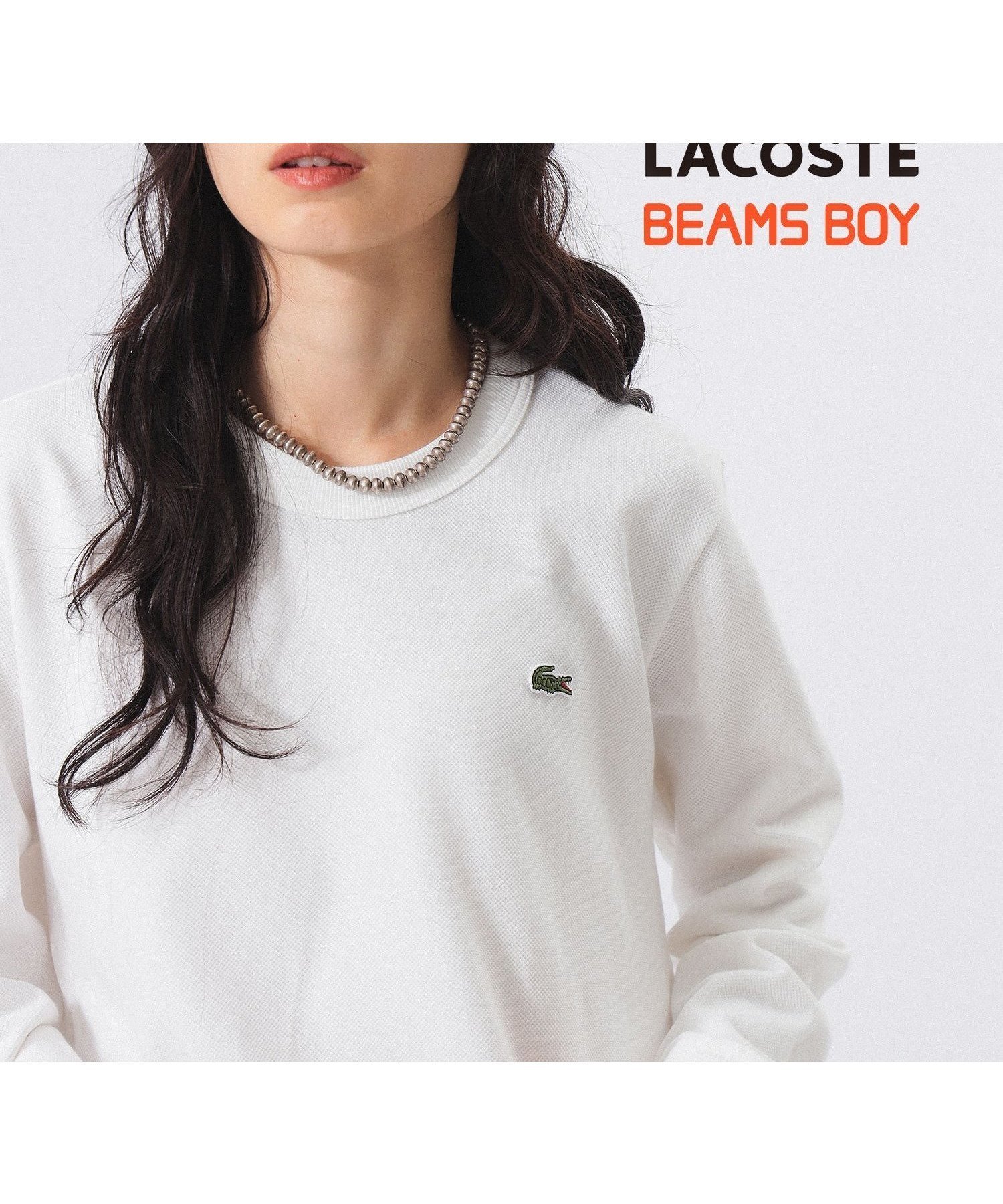 【ビームス ウイメン/BEAMS】のLACOSTE BOY / 別注 Aライン ロングスリーブ Tシャツ 24AW 人気、トレンドファッション・服の通販 founy(ファニー) 　ファッション　Fashion　レディースファッション　WOMEN　トップス・カットソー　Tops/Tshirt　シャツ/ブラウス　Shirts/Blouses　ロング / Tシャツ　T-Shirts　シンプル　Simple　スラックス　Slacks　スリーブ　Sleeve　デニム　Denim　定番　Standard　人気　Popularity　長袖　Long Sleeve　別注　Special Order　ロング　Long　A/W・秋冬　Aw・Autumn/Winter・Fw・Fall-Winter　2024年　2024　エレガント 上品　Elegant　2024-2025秋冬・A/W　Aw/Autumn/Winter/Fw/Fall/2024-2025　 other-1|ID: prp329100004119491 ipo3291000000029564548